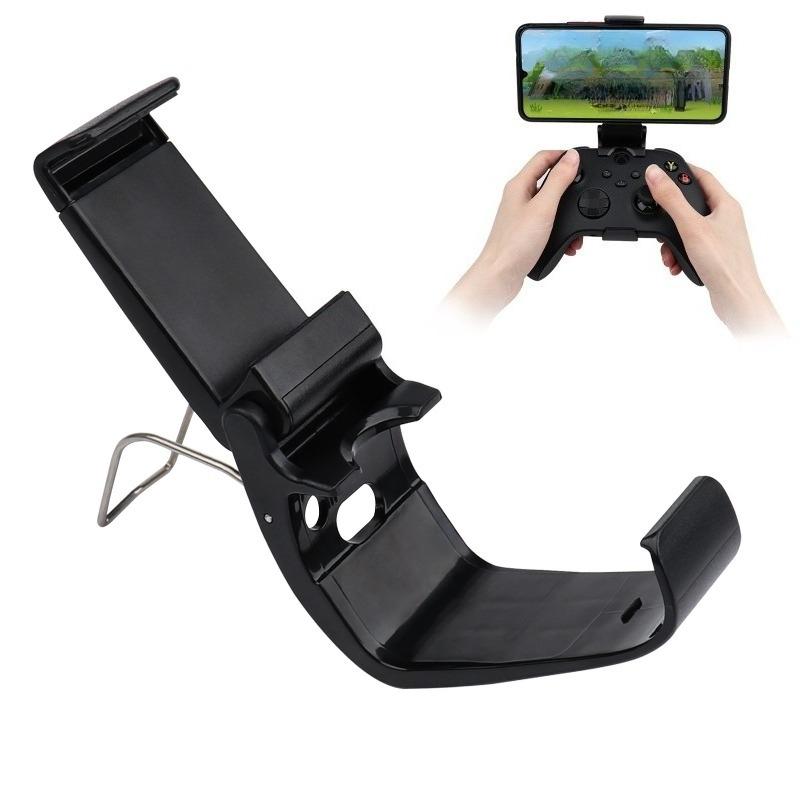 Xbox Series Controller Holder for XSX Mobile Phone Black White Phone Clip Stand for Xbox Series S/X Adjustable Gamepad Bracket