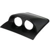 Dual Hole 2 Hole ABS Plastic Universal Console Dashboard Instrument Stand Dashboard Gauge Holder Car Gauge Mounting Bracket Housing Black 52mm
