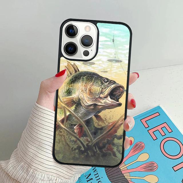 Чехол для телефона с рисунком «Рыбалка на форель» для iPhone 17 Air 16 15 14 Plus Apple 11 12 13 Pro Max coque