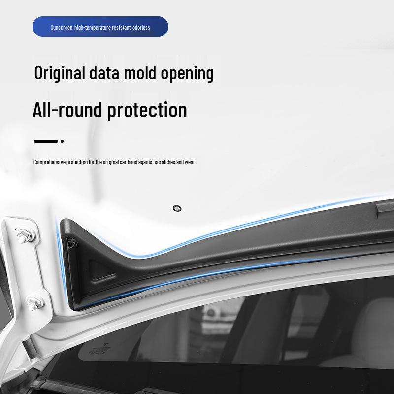 Tesla Model Y Front Hood Water Deflector Seal Strip Modification Accessory