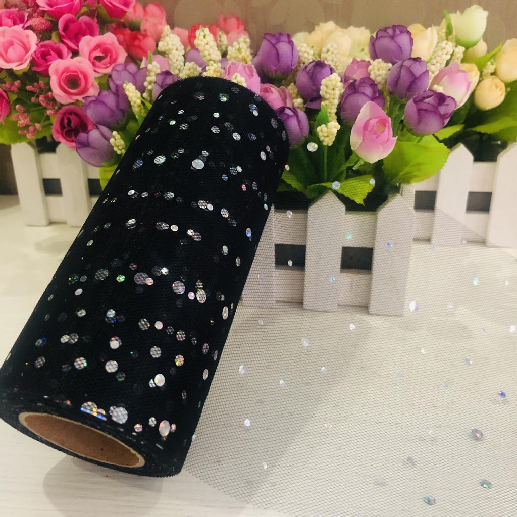 10 ярдов, тюль с лазерными блестками, рулон органзы, украшение для вечеринки, сделай сам, ткань-пачка, свадебное украшение, швейная сетка, юбка-пачка из органзы, аксессуары