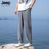 Мужские легкие повседневные брюки JEEP SPIRIT из смесовой льняной ткани, охлаждающие, прямого кроя