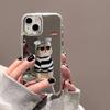 Чехол для телефона с милым животным и милым котом для iPhone 14 Pro, чехол для iPhone 11 15 12 13 Pro Max XS XR X, противоударный чехол для зеркала для макияжа, принципиально