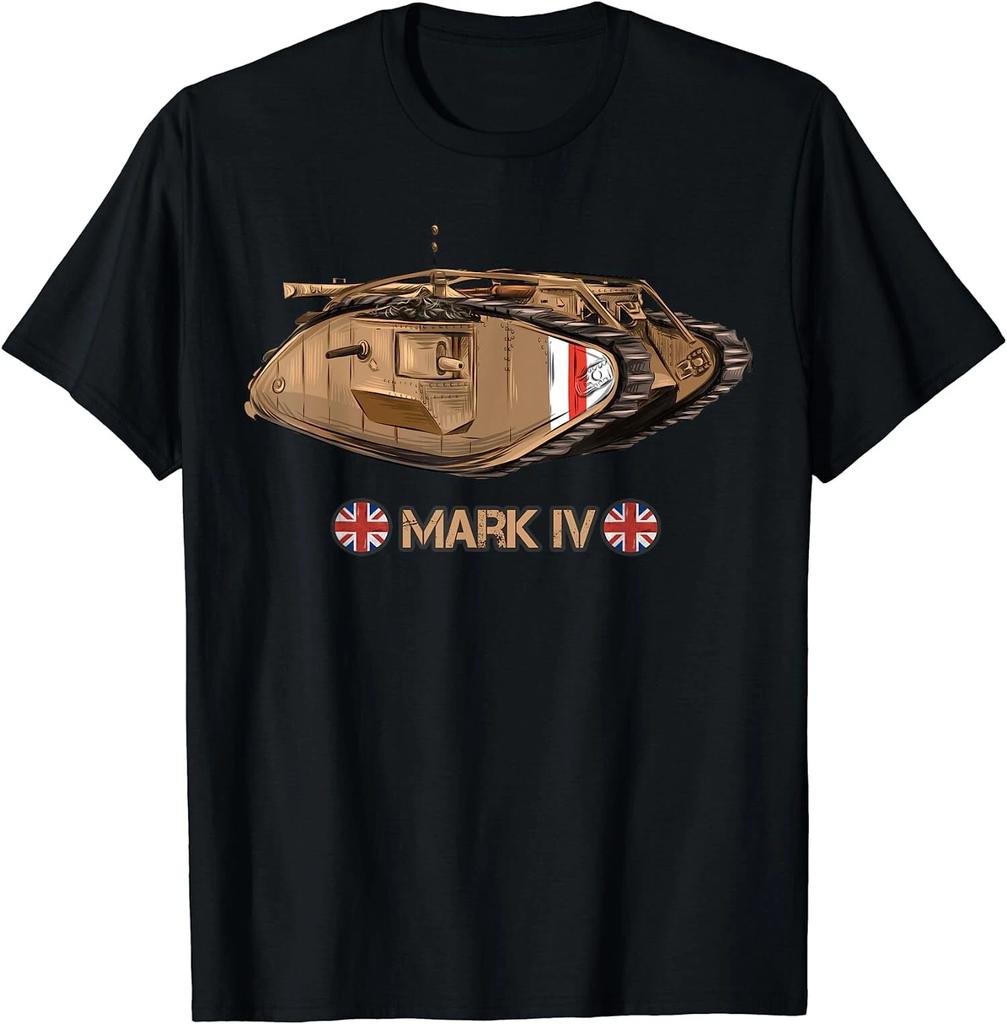НОВЫЙ ОГРАНИЧЕННЫЙ Винтажный Британский Танк Первой Мировой Войны Mark IV Мужской WW1 Подарок Футболка