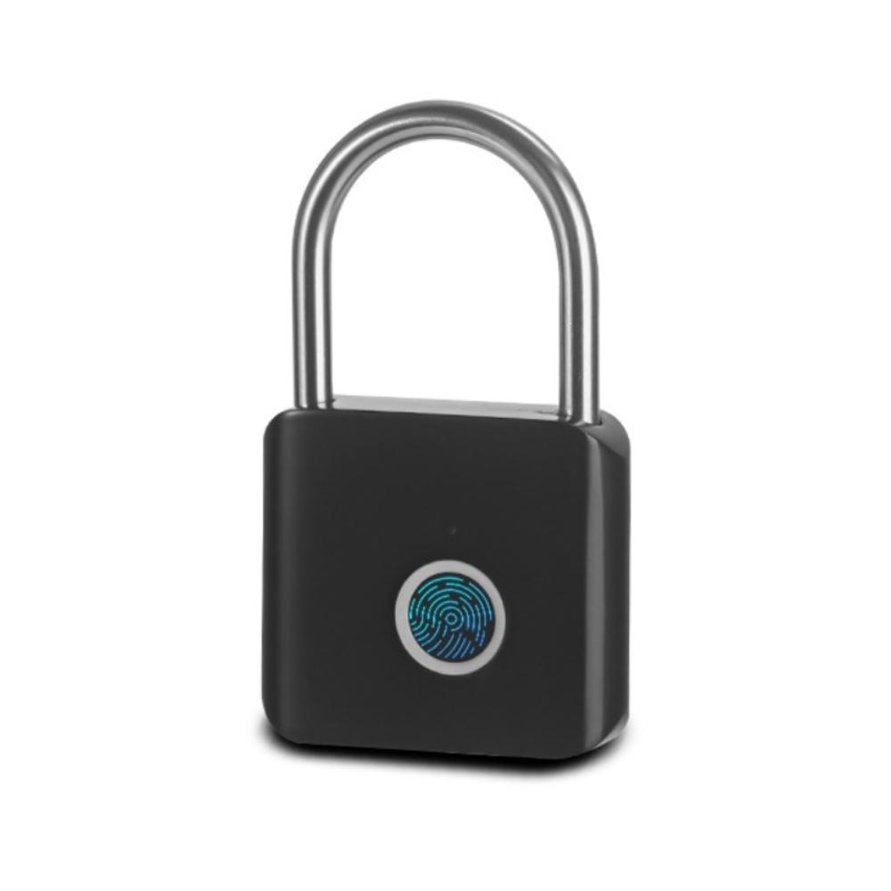 Anti-Theft Smart Fingerprint Padlock USB Charging Portable Electronic Password Lock USB Rechargeable Waterproof