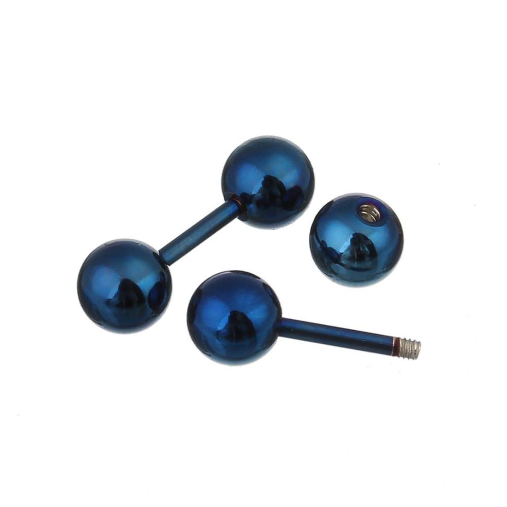 Girls Barbell Gold Round Studs Women Stud Earrings Stainless Steel Ball Fashion Jewelry Earrings
