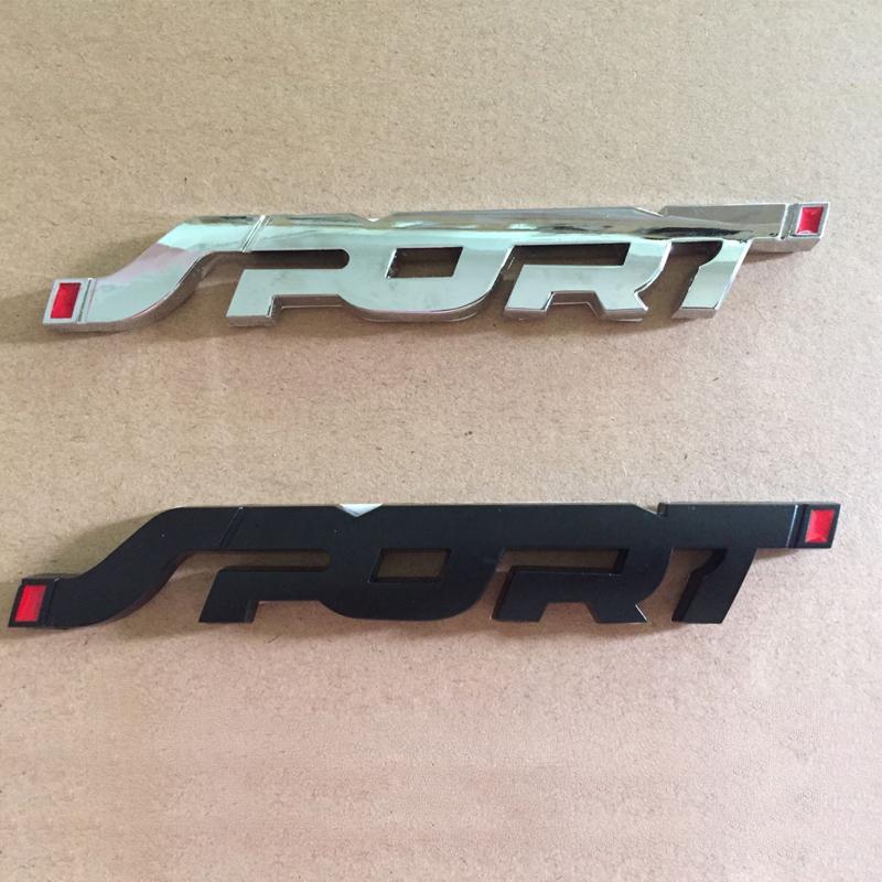3D спортивный значок на боковое крыло, металлическая эмблема на задний багажник для Ford Mondeo Focus 2 3 MK2 Fiesta Kuga Ecosport