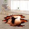 Waterproof 3D Ghost Hand Scratching PVC Floor Stickers Living Room Art Decorations Bedroom