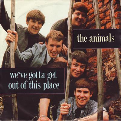7-дюймовая пластинка ANIMALS - We've Gotta Get Out Of This Place EM154 EMI 1990 UK Рок Б/У