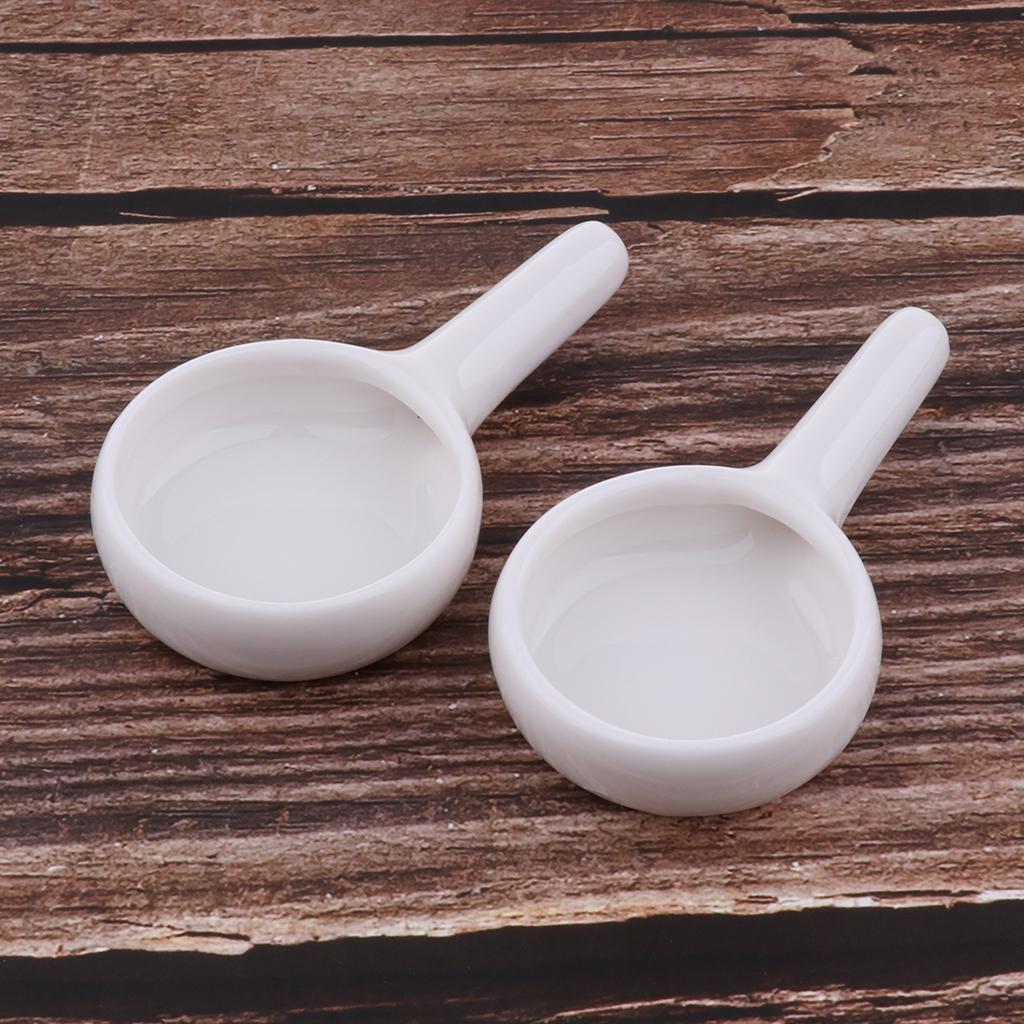 Pack of 2 Ceramic Essential Oil Warmer Burner Tea Light Scented Candles Holder Plate Plant Succulent Pot Flower Storage Tools