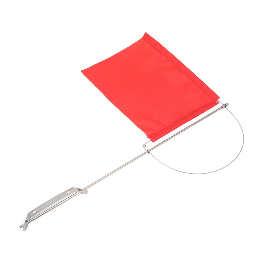 Wind Indicator Flag Monotypes Marine Mast Flag Wind Indicator Stainless Steel Red Boat Flag for