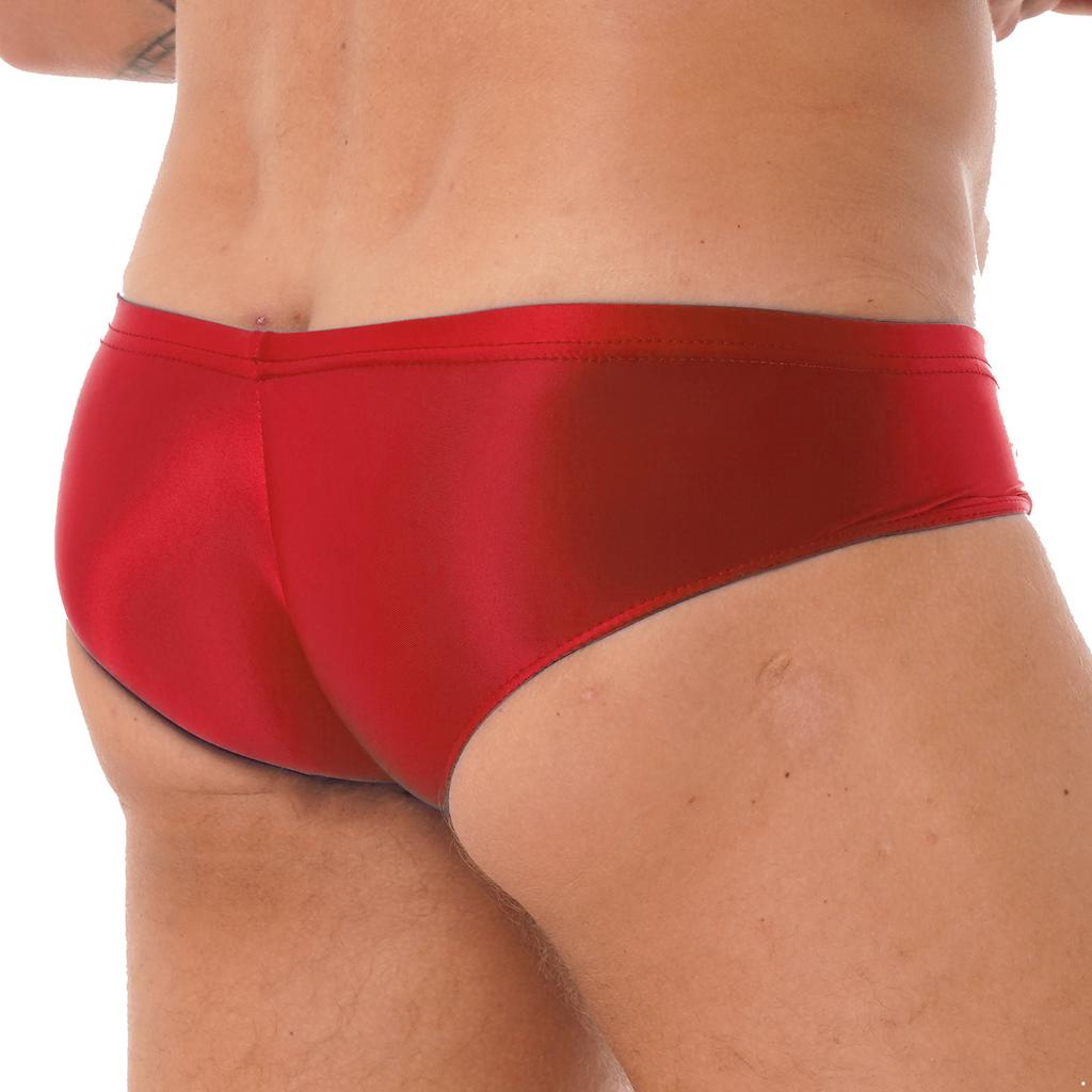 Мужские трусы с низкой посадкой, однотонные эластичные трусы с эластичным поясом, для повседневного использования