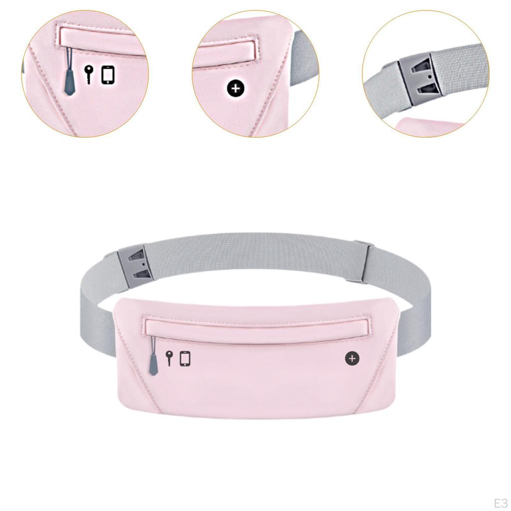 Беговая поясная сумка Fanny Pack для упражнений с отверстием для кабеля, поясная сумка для спорта