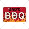 BBQ Vintage Tin Sign Plaque Barbecue Metal Plate Sign Wall Art Decoration Kitchen Man Cave Terrace Beach House Club Wall Decor