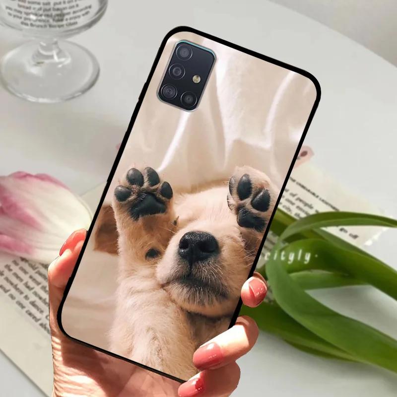 Чехол для Samsung A71 4G 5G Мягкий Силикон ТПУ Задняя крышка телефона Для Samsung Galaxy A Quantum Чехлы A716N Ударопрочный Бампер Fundas