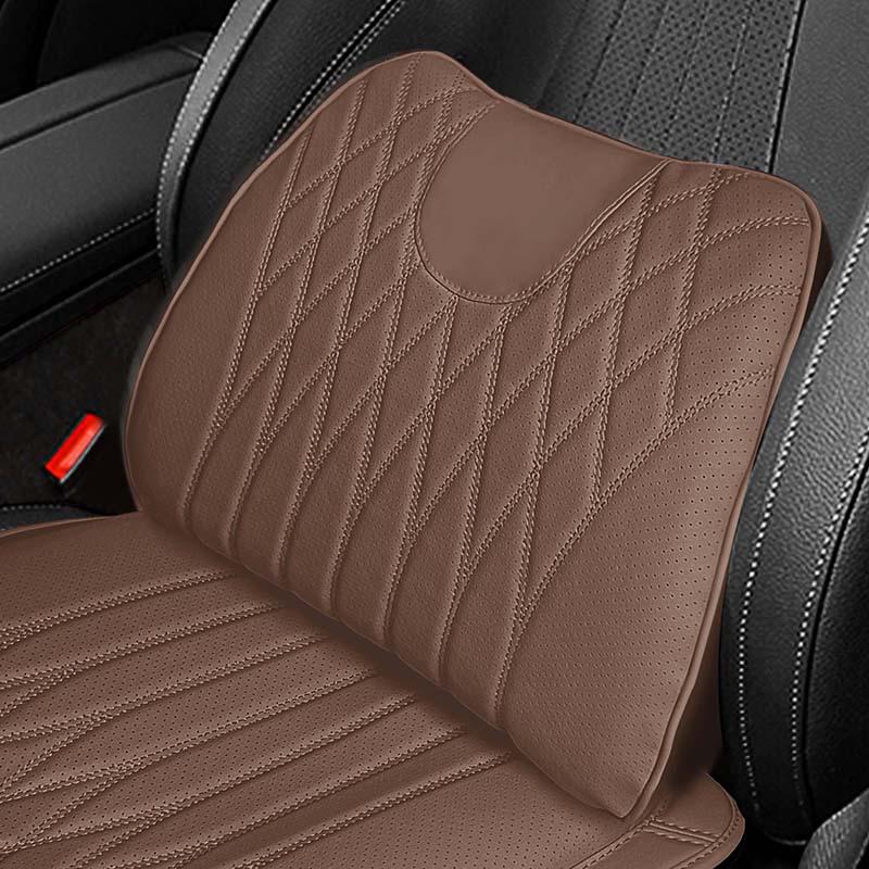 All-Season Nappa Leather Car Seat Cushions & Lumbar Supports for Buick Models: Verano, Encore, Regal, GL8, Velite 6, LaCrosse, and E5.