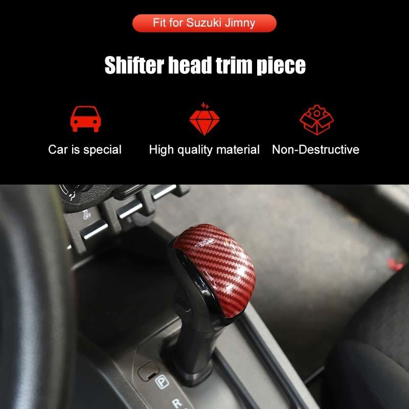Декоративные наклейки на ручку переключения передач автомобиля ABS для Suzuki Jimny 2019 Up Interior Accessories
