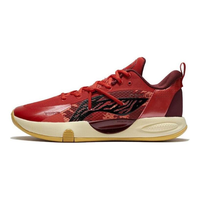 Баскетбольные кроссовки Li Ning Speed 8 Мужские Низкие Огненно-красный/Глубокий каштаново-красный ABPS003-5