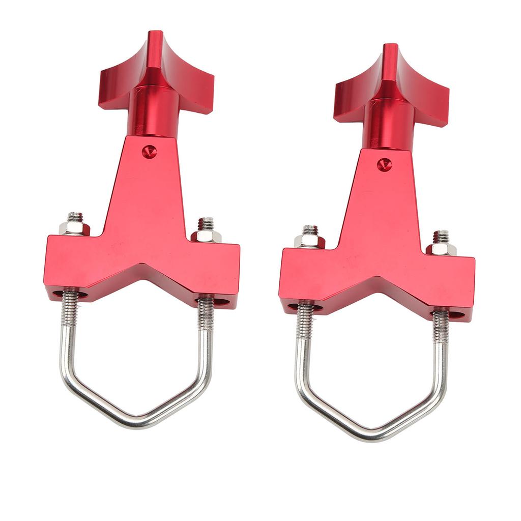 Крепление для домкрата 6061 Анодированный красный алюминий заготовка Замена для Polaris Rzr Offroad 1 дюйм - 2,5 дюйма Квадратные круглые трубы