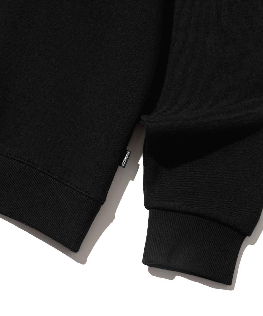 BROWNBREATH Part Of Tag Crewneck - Black