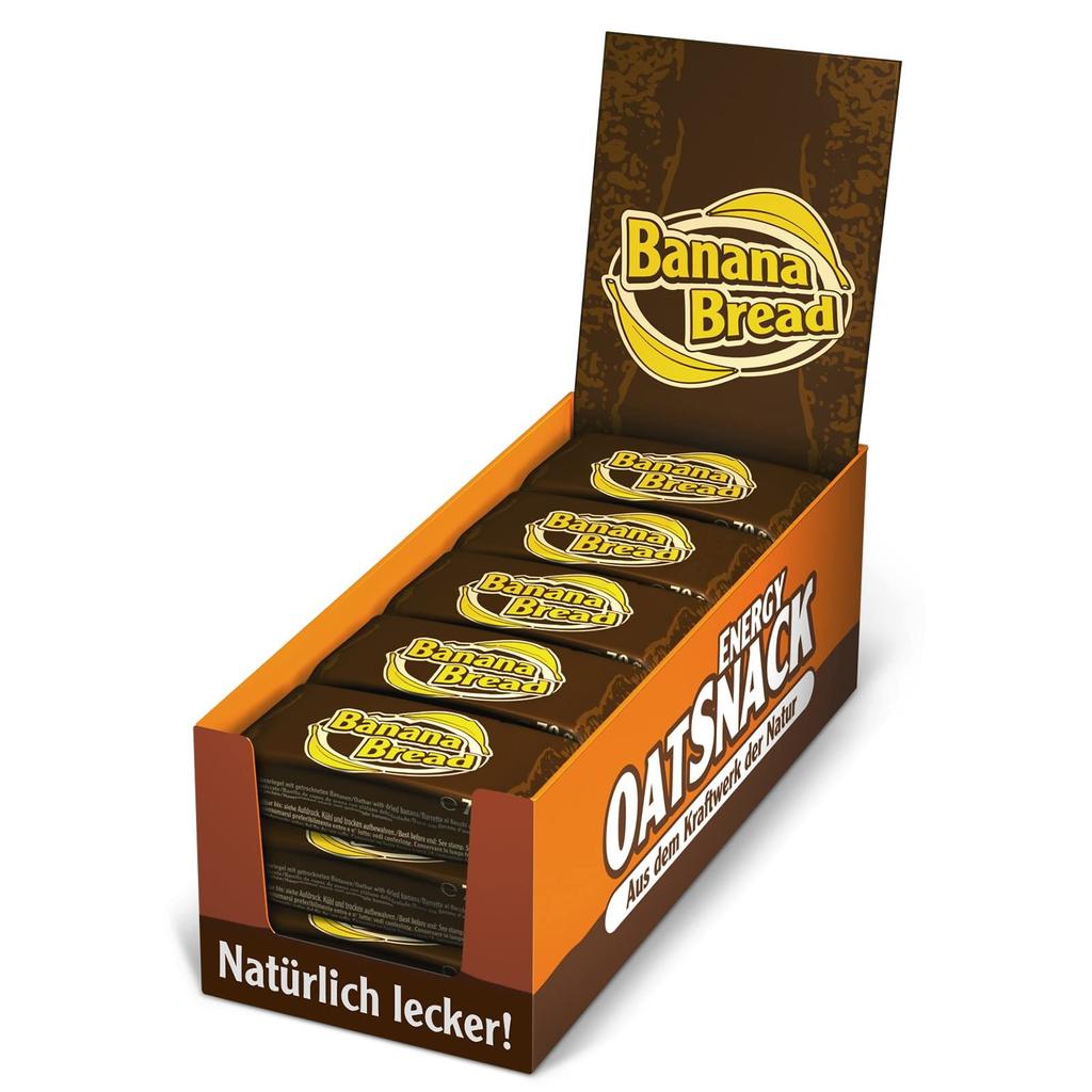 Davina Energy Oats Банановый хлеб 70 г x 15 Освежающий вкус натурального Много диетического Богат витаминами и Может использоваться в качестве закуски для восхождения в горы,