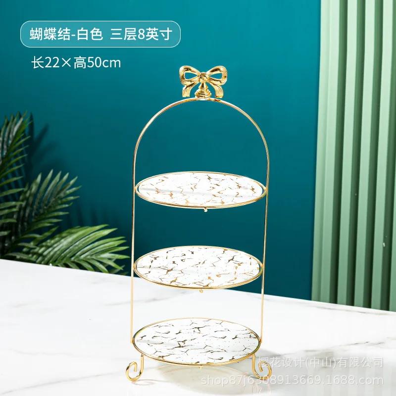 Многослойная подставка для торта из мраморного стекла, десертная тарелка, блюдо для димсамов, форма для торта, поднос для закусок, тарелки для суши, фруктовая тарелка, подставка для демонстрации