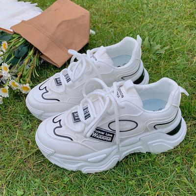 Daddy Shoes Женская смешанная партия зимних новых кроссовок Muffin с мягкой подошвой из сетки, дышащие, модные универсальные повседневные кроссовки