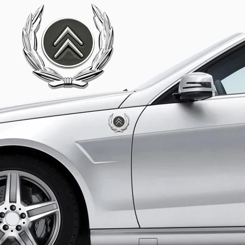 CCV2 1 Piece Emblem for Citroen C2 C4 Berlingo C1 DS3 Aircross Elysee C3 Picasso C5 Saxo Car Window Side Sticker Trunk Accessories