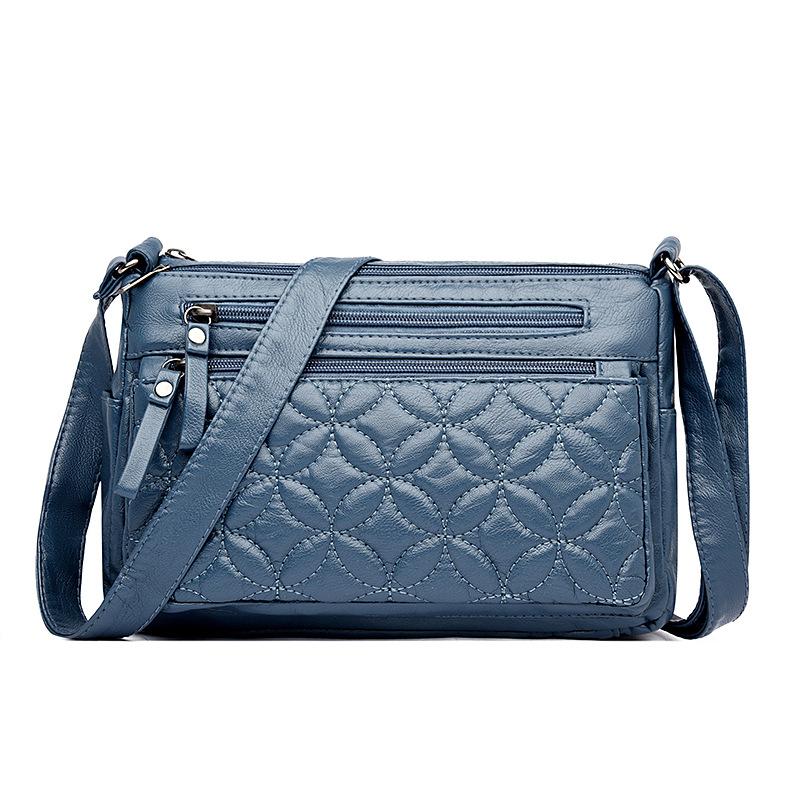 Женская сумка 2025PU на молнии через одно плечо, ветровая сумка для мамы, женская сумка, маленькая квадратная сумка