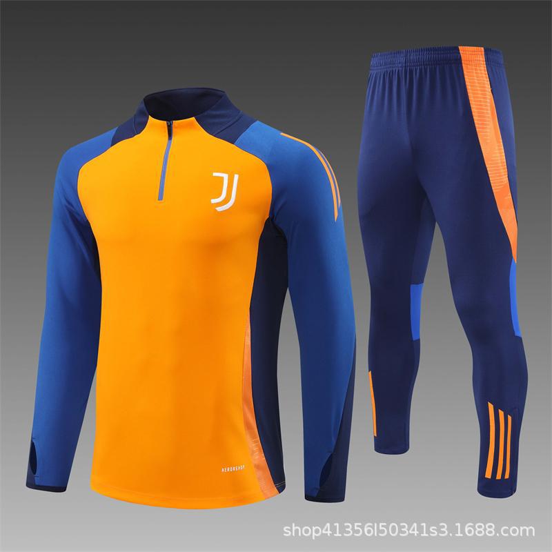 Костюмы с длинным рукавом на молнии Juventus/Dortmund/Bayern, Тренировочная форма, Одежда для разминки, Футбольная форма, Для взрослых и детей
