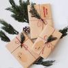 300 Pieces Vintage Kraft Labels Self-Adhesive Kraft Paper Tags for Party DIY Stickers Packaging Mason Jars Gift