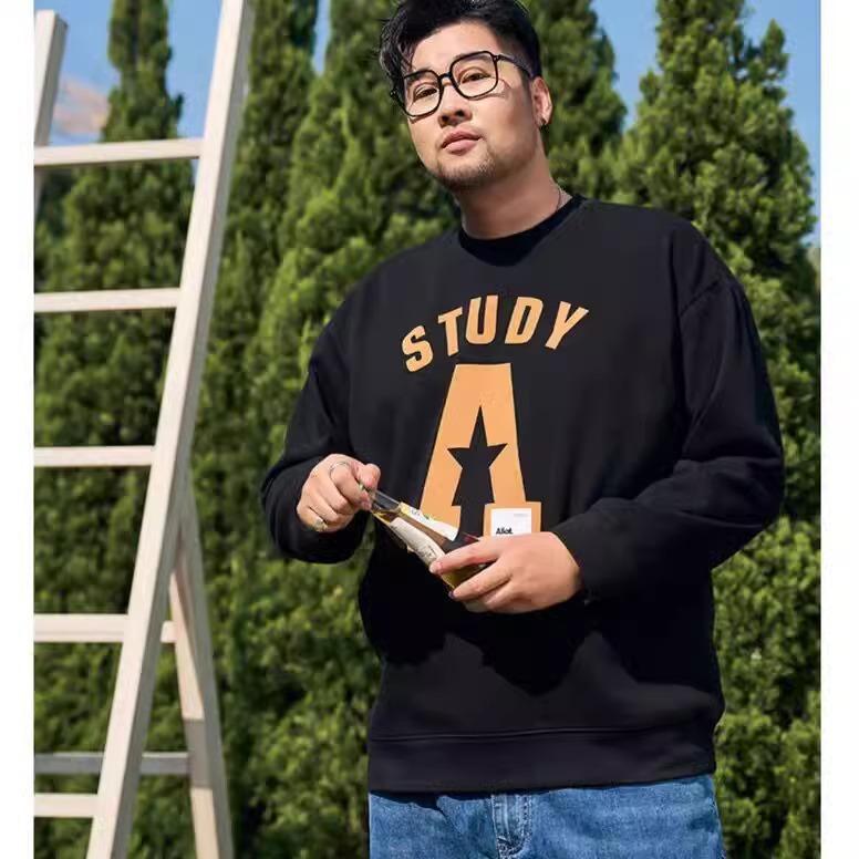 Мужские топы с длинным рукавом из мягкой высококачественной ткани с принтом, устойчивые к сминанию, уличные спортивные повседневные дышащие свободные модные трендовые удобные