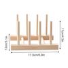 Kitchen Tableware Drying Rack Bamboo Wood Stand Holder Detachable Space Saving Multifunction Drain Dish Plate Bowl Cup Pot Lid Book Organizer Storage