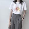 Kawaii одежда, женские хлопковые футболки большого размера, летняя новая футболка с принтом, мягкий топ для женщин и девочек