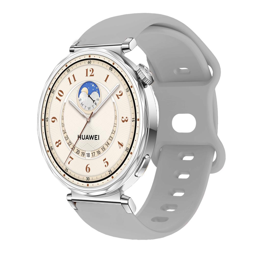 Ремешки, совместимые с Huawei Watch GT5 41 мм Водонепроницаемый силиконовый ремешок для Huawei Watch GT5/GT4/GT5 Pro 18 мм Универсальный ремешок