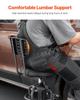 Shop Stool Adjustable Height Garage Work Seat 300 lbs Load with Backrest