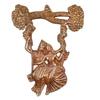 Radha Krishna Sitting On The Swing Wall Hanging - for Gift, Home, Living Room, Office, Puja Room Decor