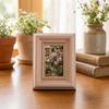 2PCS Mini Antique Picture Frames Rustic Photo Storage Frame Small Frame Desktop Photo Frame  Bedroom