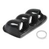 52mm Carbon Fiber Dash Board Triple Gauge Pod Holder Replacement for Mitsubishi Lancer EVO 7th 8th