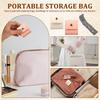 12Pcs Jewelry Bag Foldable Ring Storage Bag Leather Jewelry Necklace Storage Case Earring Organizer Bag for Travel Business Trip