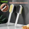 Double-Sided Shoes Brush Soft Bristled Brush for Suede Sneakers Boots Leather Clothes Sofa Clean Brushes Household Cleaning Tool
