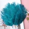 Colored Camel Bird Fur 15 -20cm Wedding Ornament Net Red Wall Decorative Feather Wall Hand Blooming Flowers Diy Dream Network Material