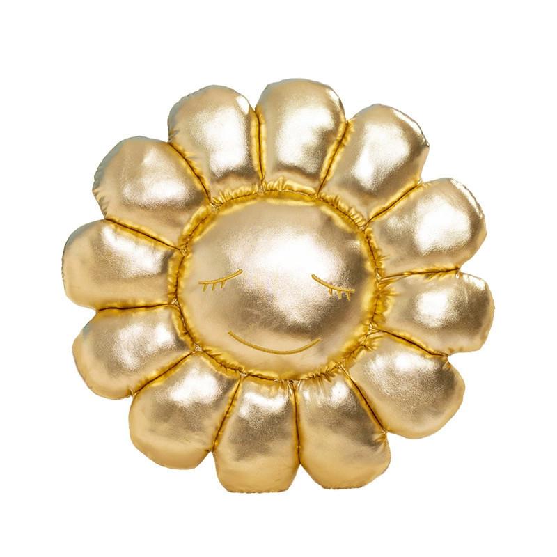 Murakami Takashi Ohana Hatake Shiny Sunflower Chair Cushion For Students And Nursery Seating