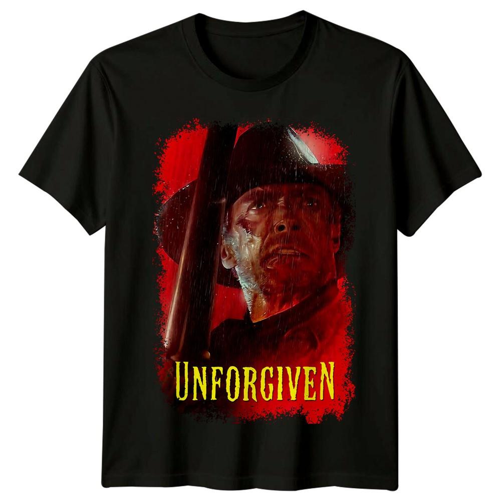 Непрощенный (1992) Футболка с постером фильма в стиле ретро 90-х, унисекс