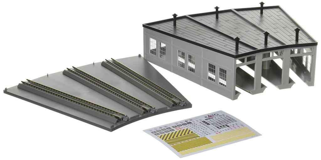 KATO N Gauge Engine Shed Railway Model Supplies Fan-shaped 23-240