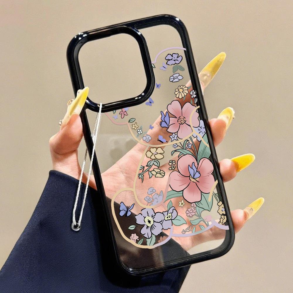 Акриловый чехол для телефона для iPhone 11 12 13 14 Pro 12 14 16 Pro Max для Samsung A16 A36 A56 S24 FE Высококачественный расписной противоударный чехол для мобильного телефона