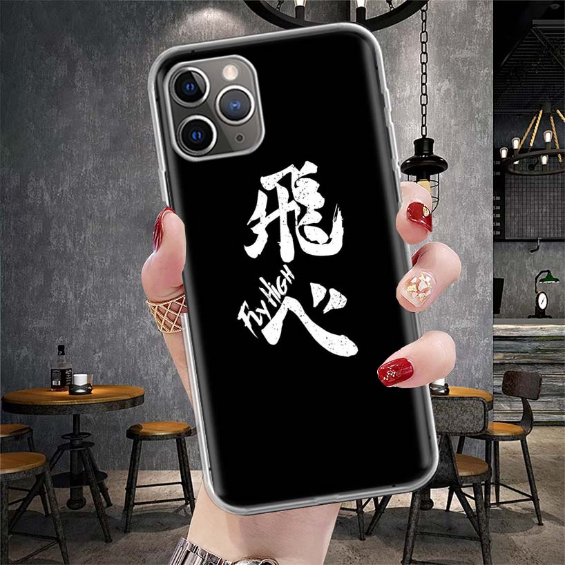 Haikyuu Oya Волейбол Аниме Мягкий Чехол Для Телефона Для IPhone 11 17 Air 16E 16 Pro Max 15 + 14 Plus 13 Mini 12 Apple 7 SE 8 Fundas Coq