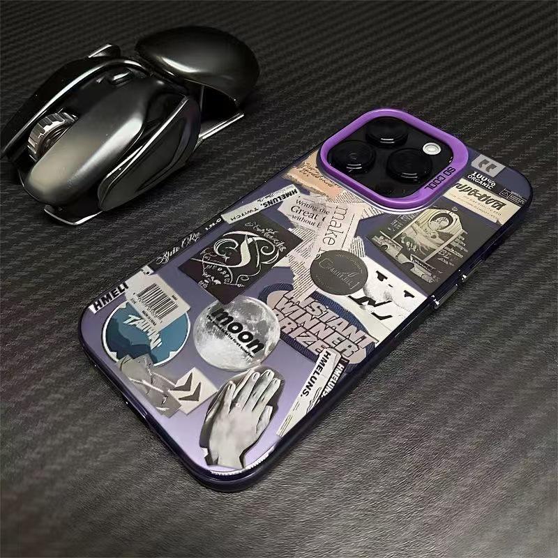 Стильные наклейки-коллажи для Apple iPhone 14/15 Pro Max и 16/17 Pro Max