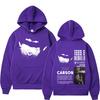 Худи с двойным принтом на альбоме рэпера Ken Carson Teen X Music Рап Playboi Carti Opium Толстовка Мужская Хип-Хоп Оверсайз Худи