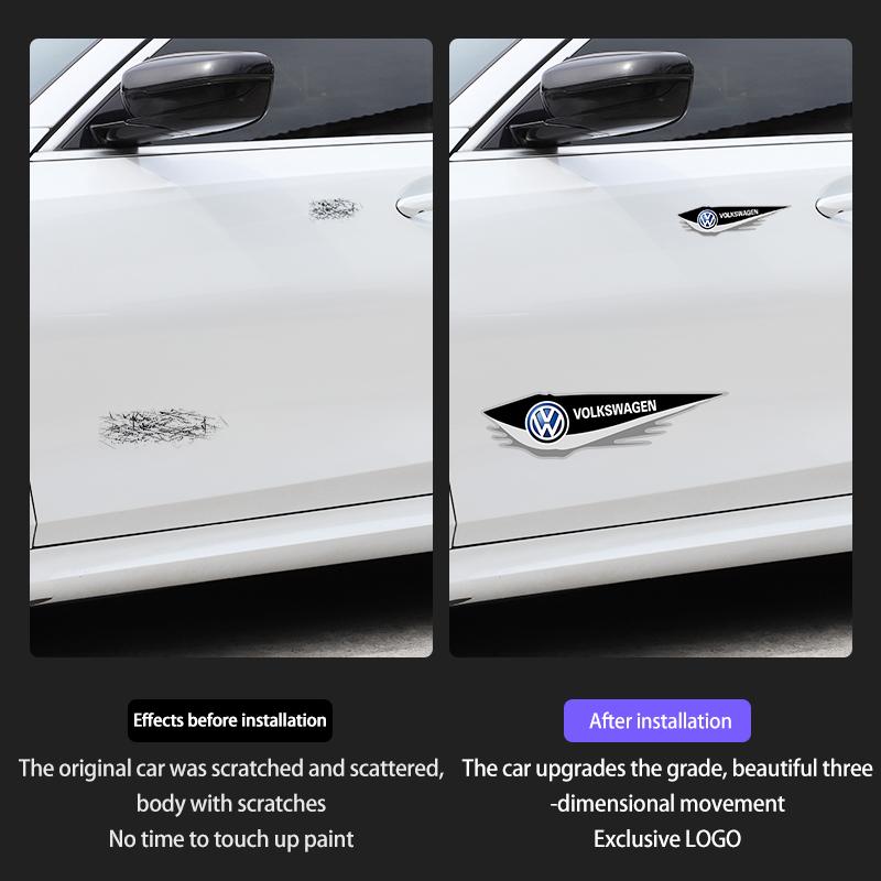 Горячие 4 шт. Декоративные наклейки для стайлинга Автомобильные наклейки Аксессуары Для Volkswagen VW R-Line R GTI Polo T5 T-ROC Golf Passat Scirocco Je
